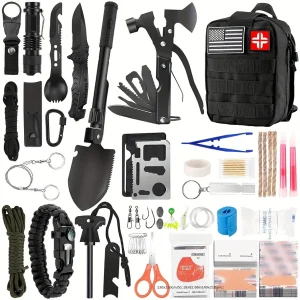 Camping Emergency Equipment Survival Tool Set Supplies First Aid Kits