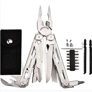 Multi Tools Set Folding Blades Cutters Plier Knife