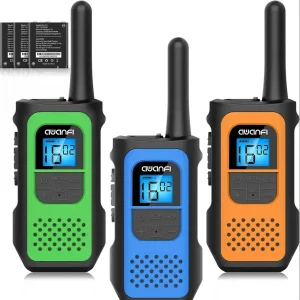Walkie Talkies 3 Pack Rechargeable Li-ion Battery