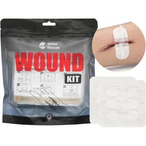 RESCUE Zip Stitch 6pcs with Wound Dresssings